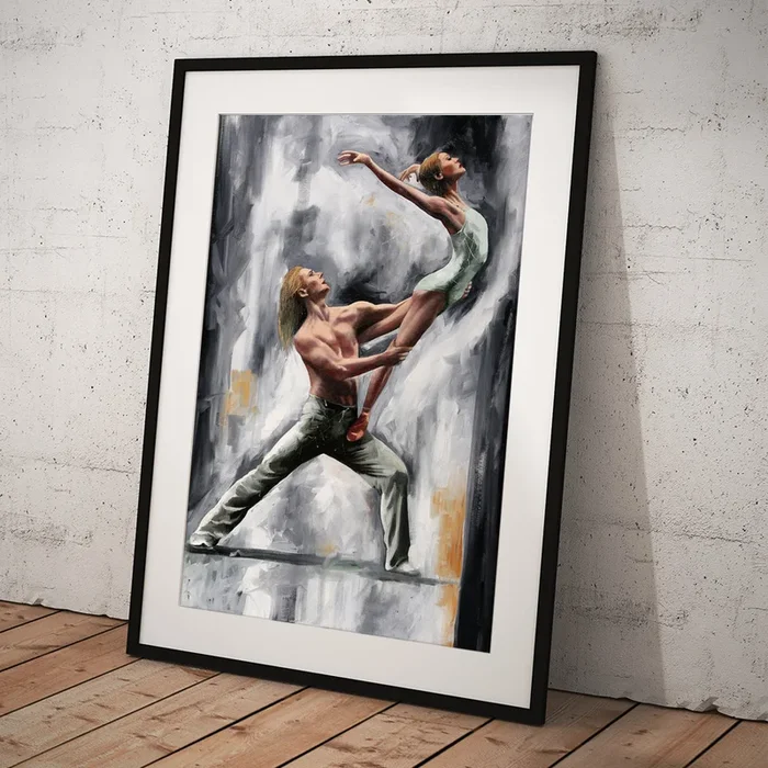 1048-ballo Verde 2 Art Print