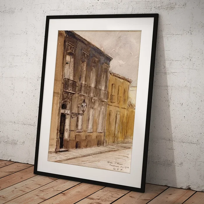 13 Rue Saint-maur, Bordeaux Art Print