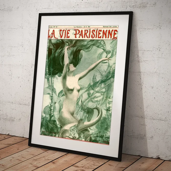 1920s France La Vie Parisienne Magazine #238 Art Print