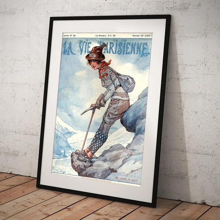 1920s France La Vie Parisienne Magazine #41 Art Print