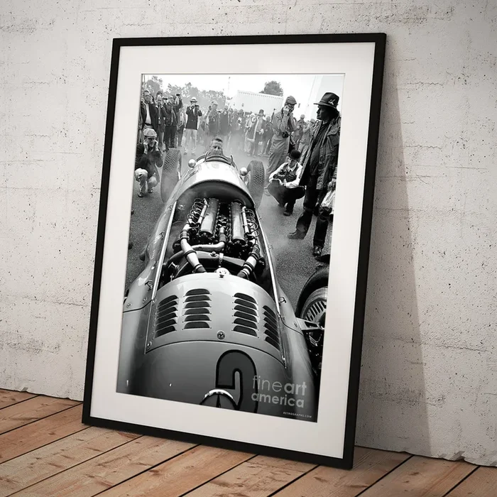 1936 Mercedes Benz Grand Prix Car Art Print