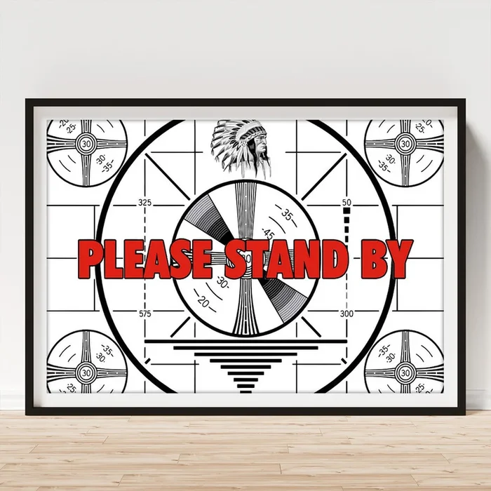 1950’s TV Test Pattern Art Print