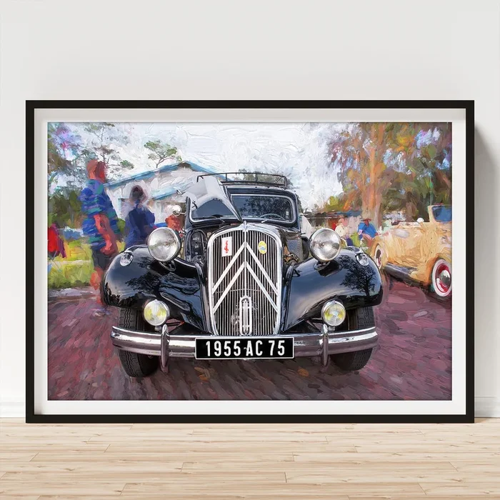 1955 Citroen Traction Avant 003 Art Print