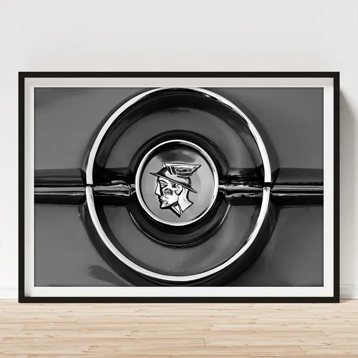 1955 Mercury Monterey Emblem Art Print