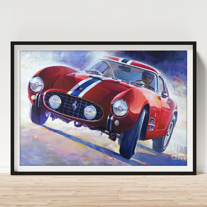 1956 Ferrari 250 GT Berlinetta Tour de France Art Print