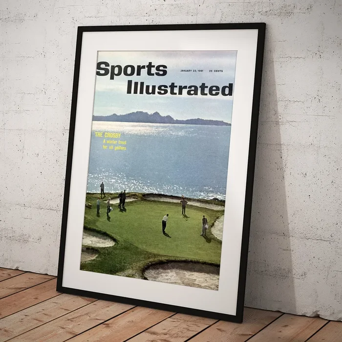 1960 Bing Crosby National Pro Am Sports Illustrated Cover Art Print
