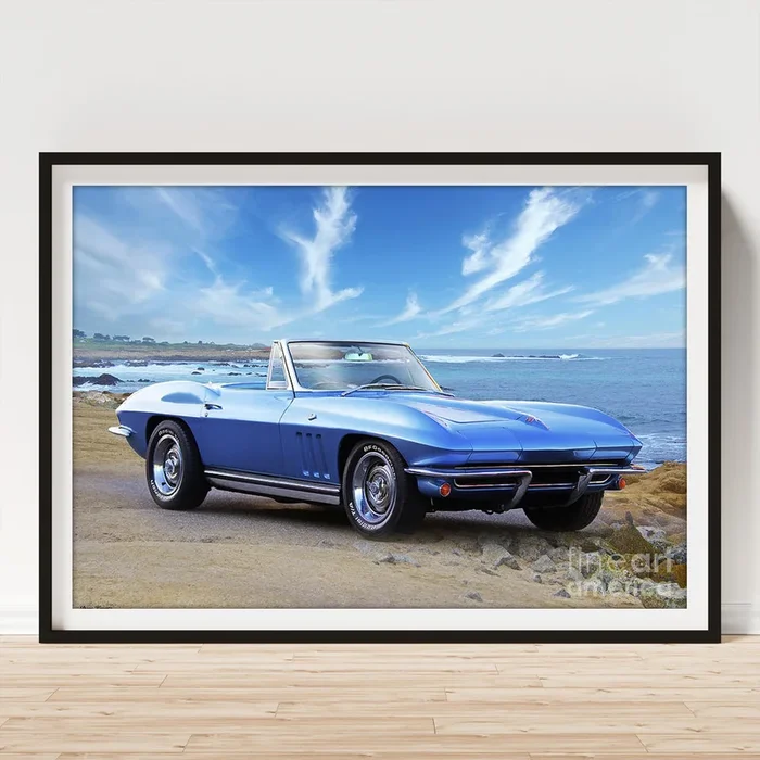 1965 Chevrolet C2 Corvette Convertible #2 Art Print