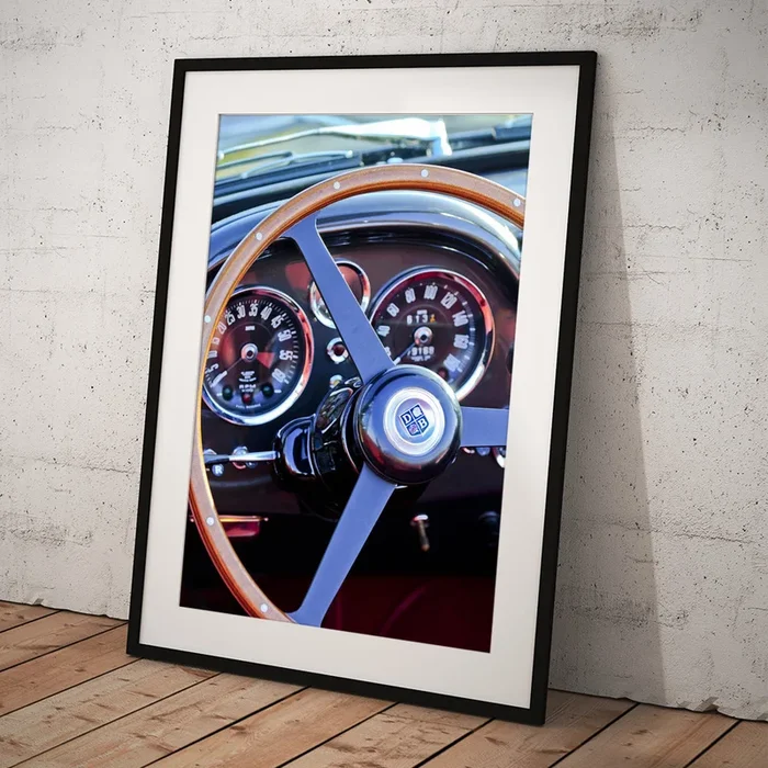 1967 Aston Martin DB6 Volante Steering Wheel 2 Art Print