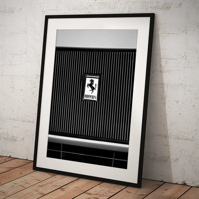 1969 Ferrari 365 GTB-4 Daytona Emblem Art Print