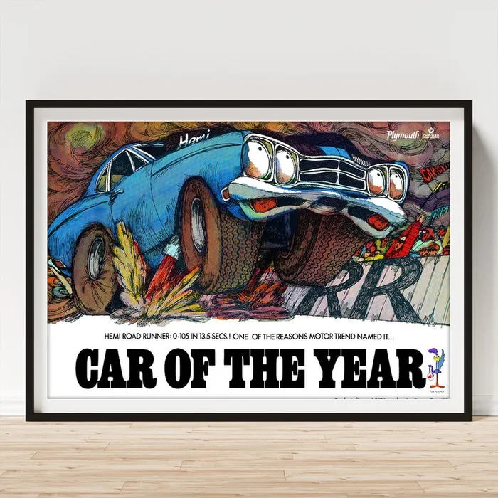 1969 Plymouth Road Runner – Car Of The Year Art Print