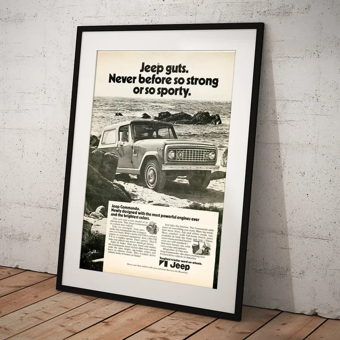 1972 Jeep Commando Art Print