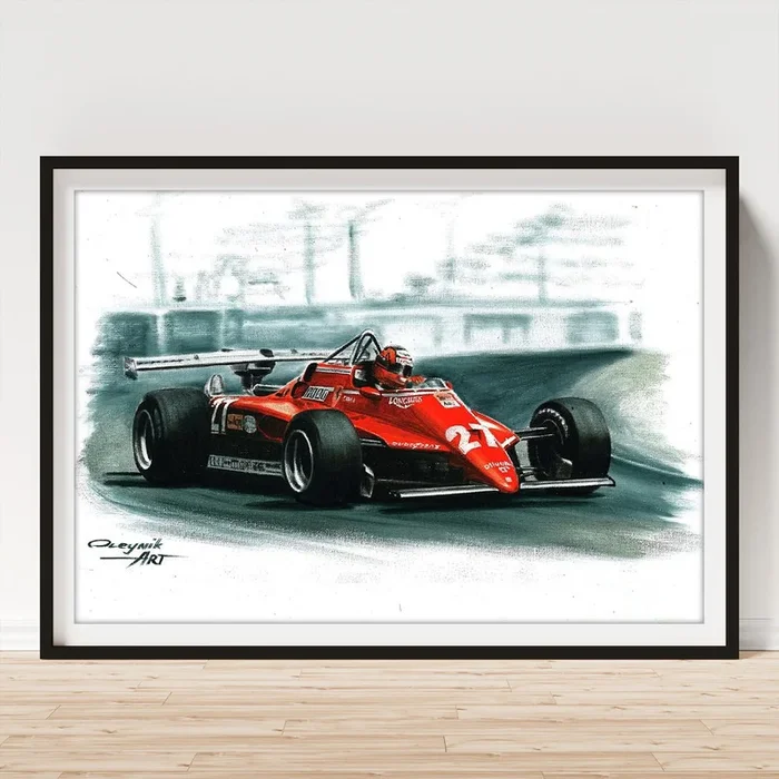 1982 Ferrari 126C2 Art Print
