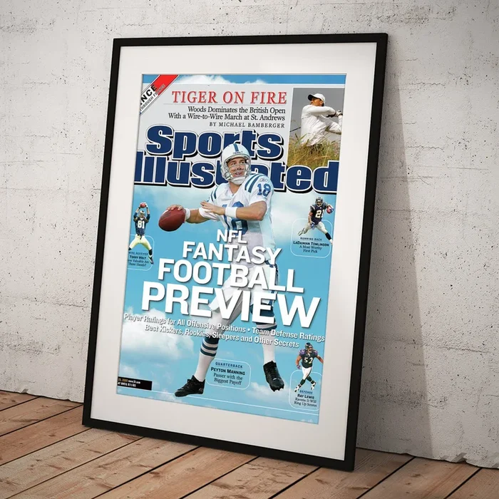 2005 Nfl Fantasy Football Preview Issue Sports Illustrated Cover Art Print