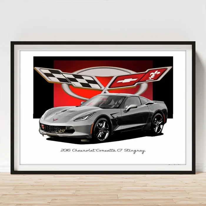 2016 Chevrolet Corvette C7 Stingray Art Print