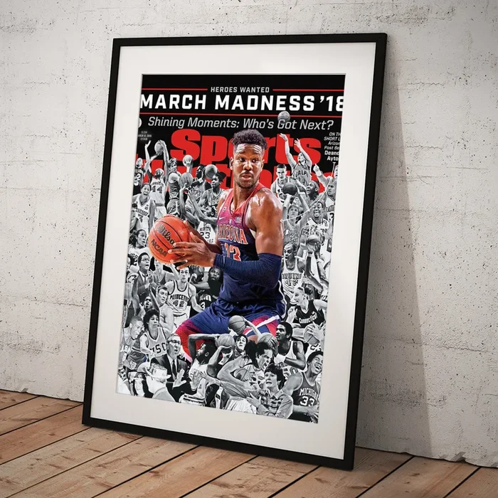 2018 March Madness College Basketball Preview Issue Sports Illustrated Cover #1 Art Print