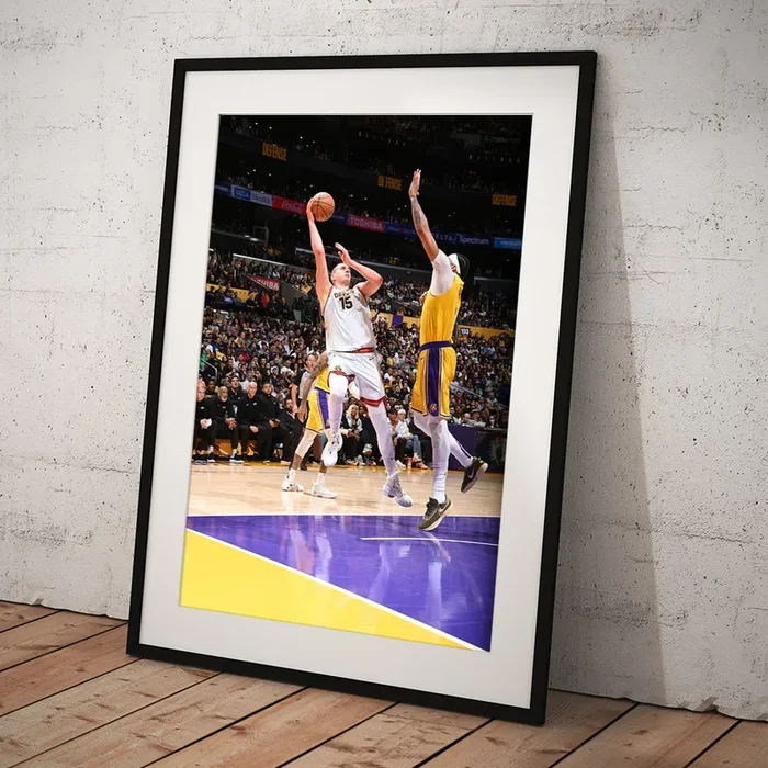 2023 NBA Playoffs – Denver Nuggets v Los Angeles Lakers Art Print