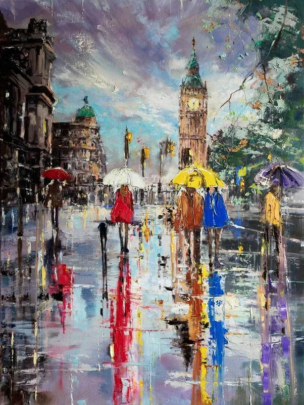 ‘EARLY SEPTEMBER’ (2018) Oil painting by Ewa Czarniecka