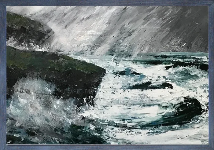 ‘Hail to the West’ (2022) Oil painting by Bill McArthur