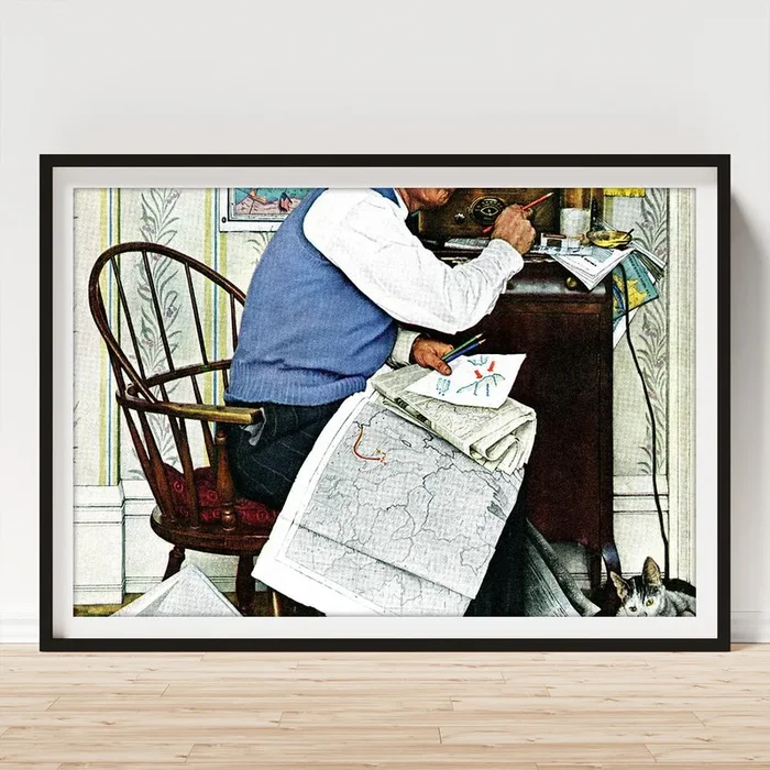 “armchair General” Art Print