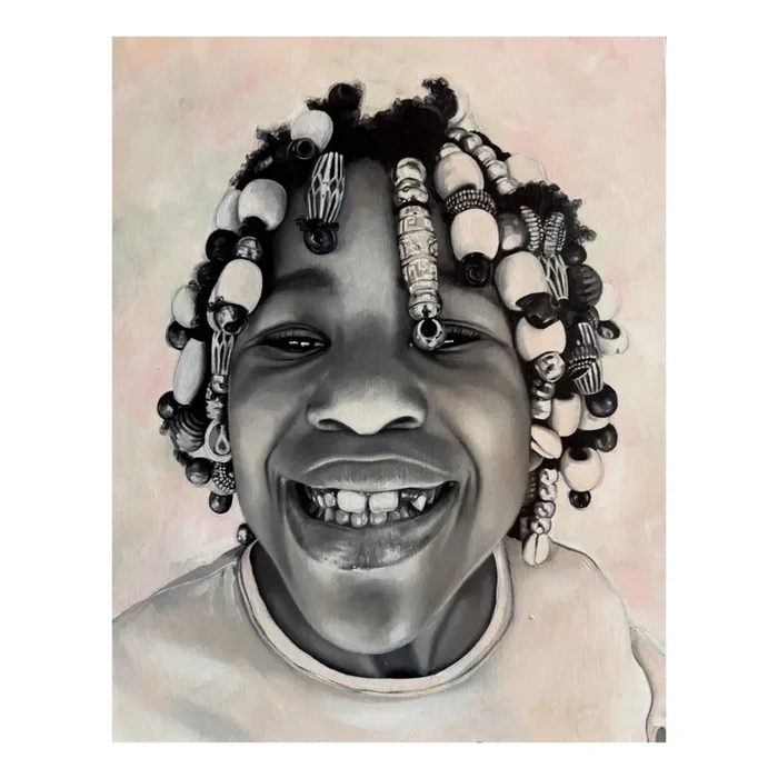 “Beaded” Original Painting 11×14 by Adrienne Brown-David