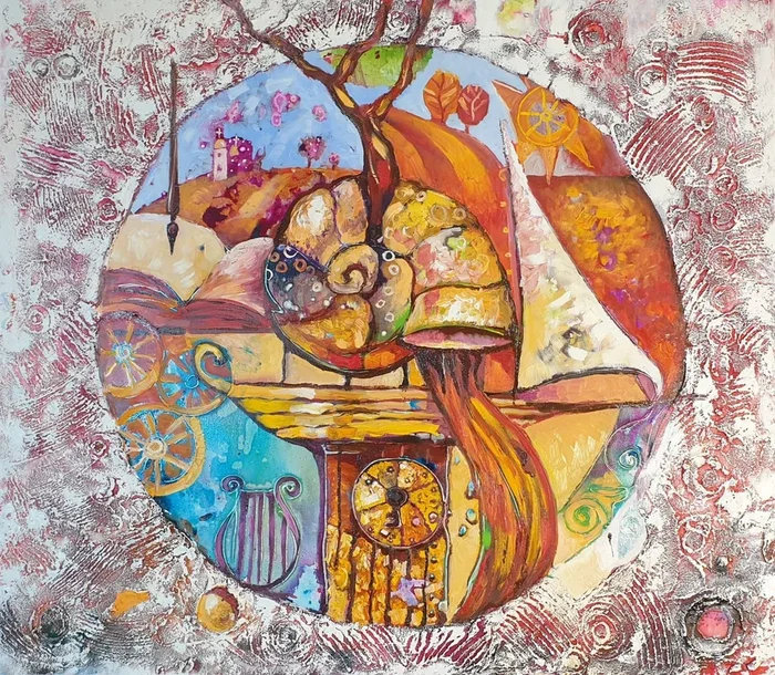 “Time” (2023) Oil painting by Vili Nikolov