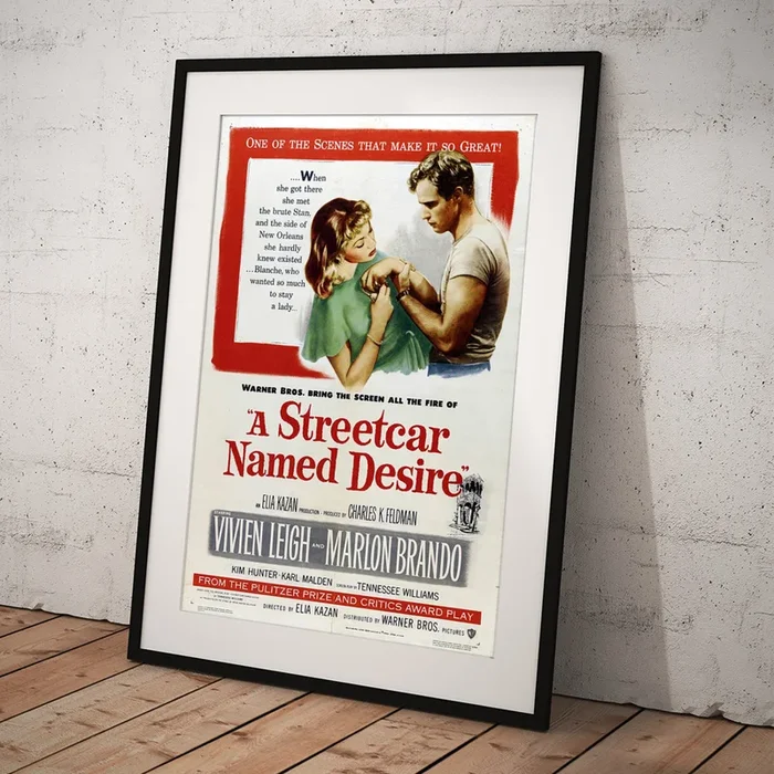 ”A Streetcar Named Desire”, 1951 – art by Bill Gold Art Print