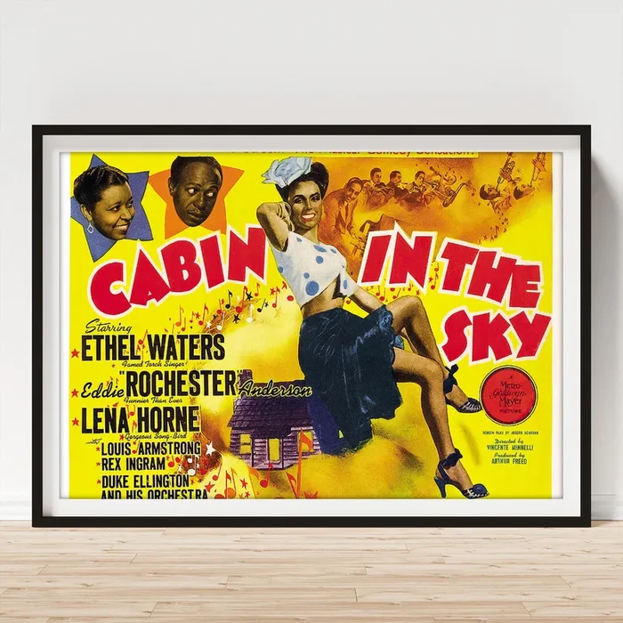”Cabin in the Sky” poster 1943 Art Print