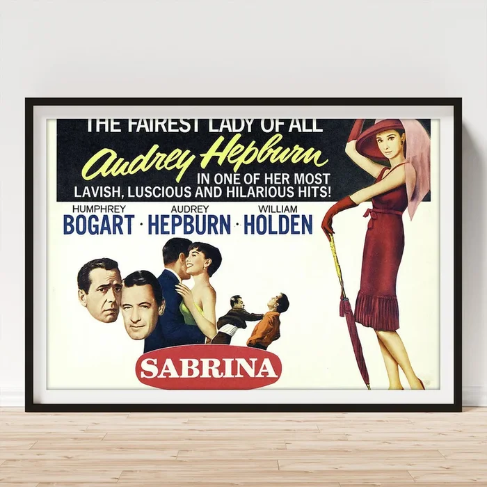 ”Sabrina” -3, with Audrey Hepburn, 1954 Art Print