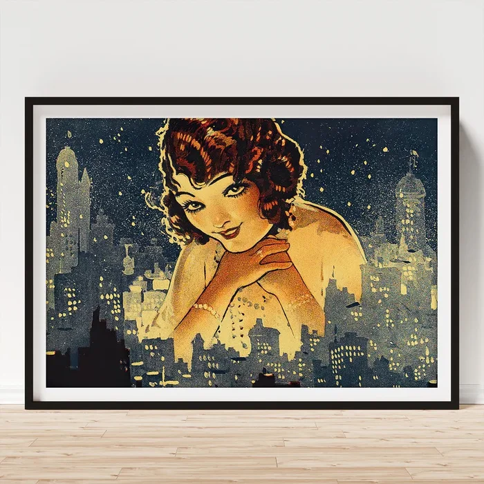 ”The City”, 1926, movie poster painting Art Print