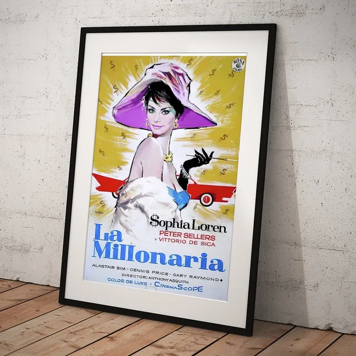 ”The Millionairess”, 1960 – art by Macario Quibus Art Print