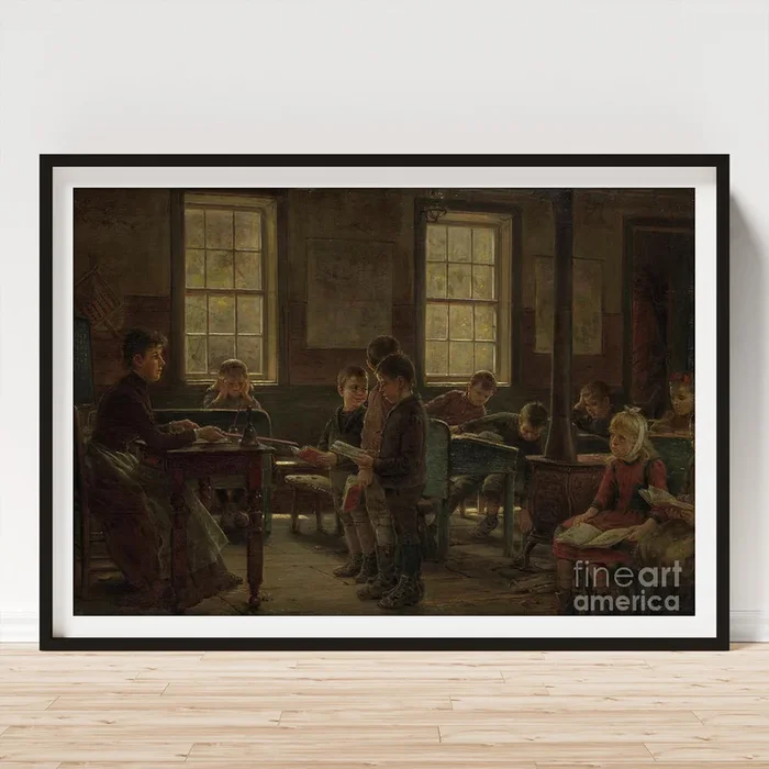 A Country School Art Print