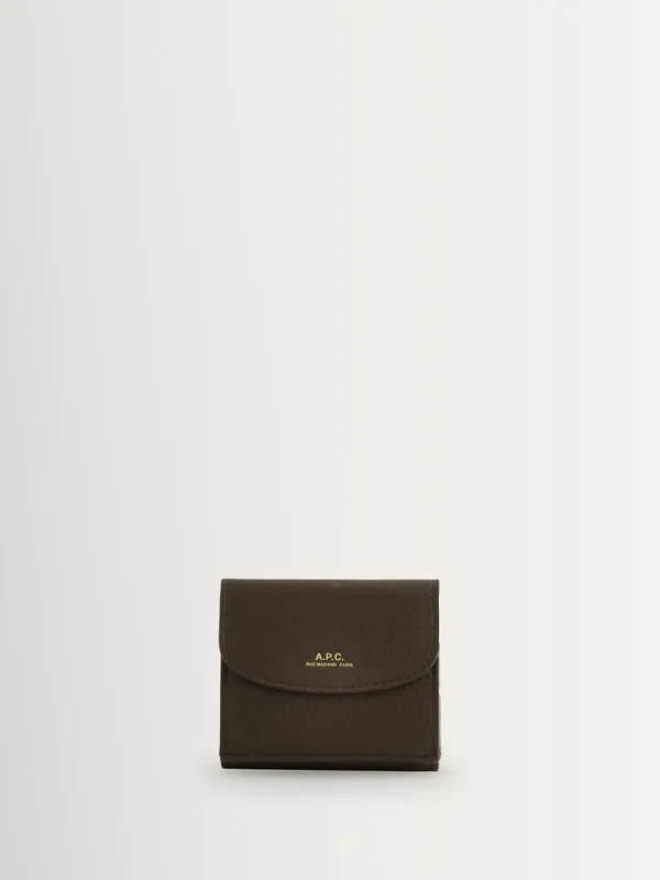A.P.C. Brown Trifold Geneve Wallet