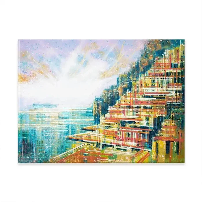 A Positano Summer Canvas Print