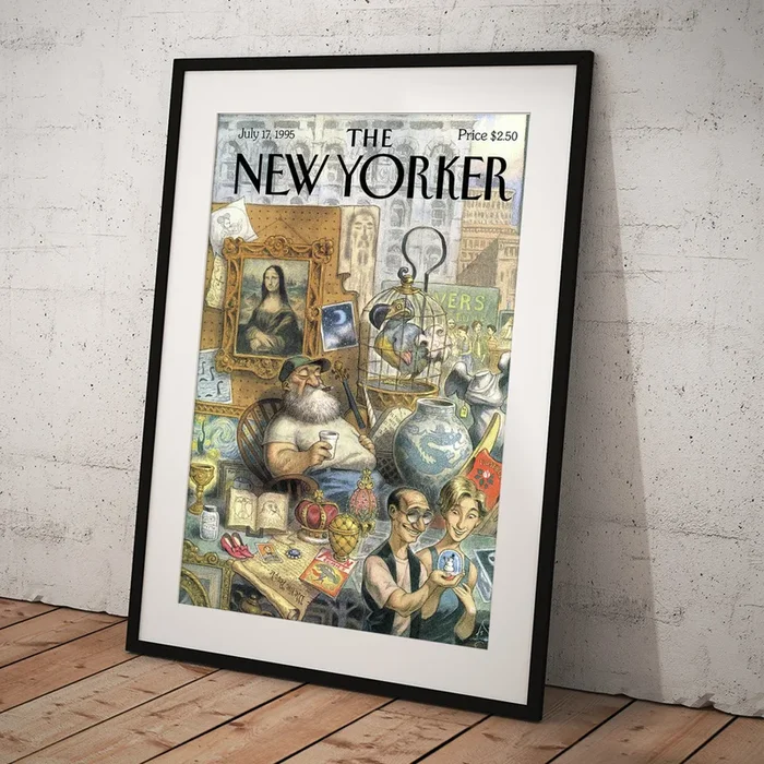 A Shopkeeper Sells Odd Items Art Print