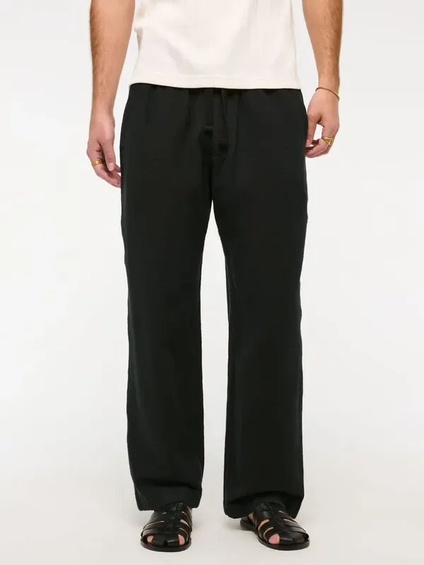 Abercrombie & Fitch Baggy Black Trousers