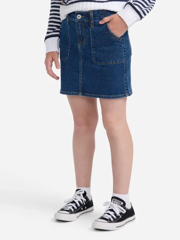 Abercrombie & Fitch Blue Denim Mini Skirt