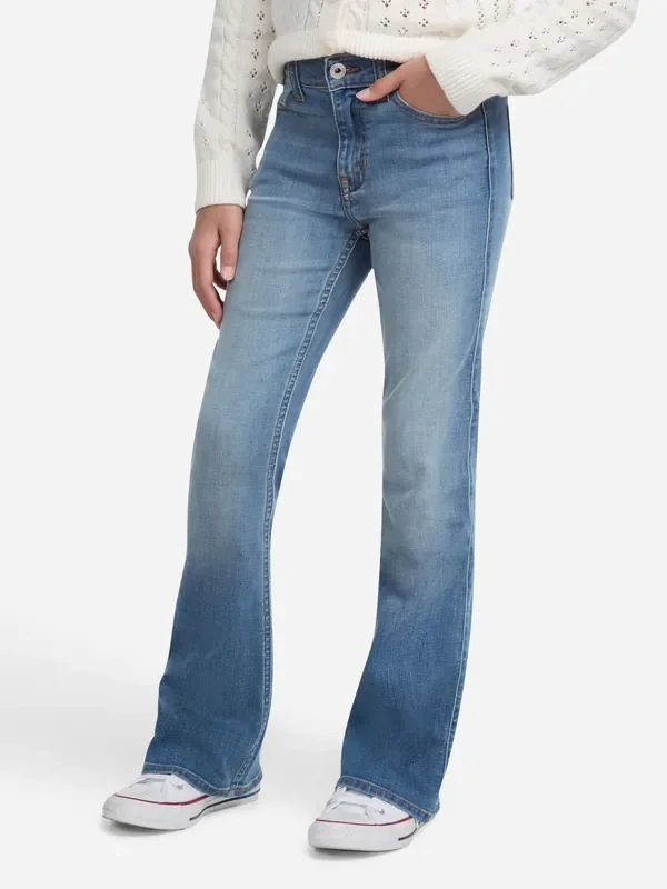 Abercrombie & Fitch Blue High Rise Flare Jeans