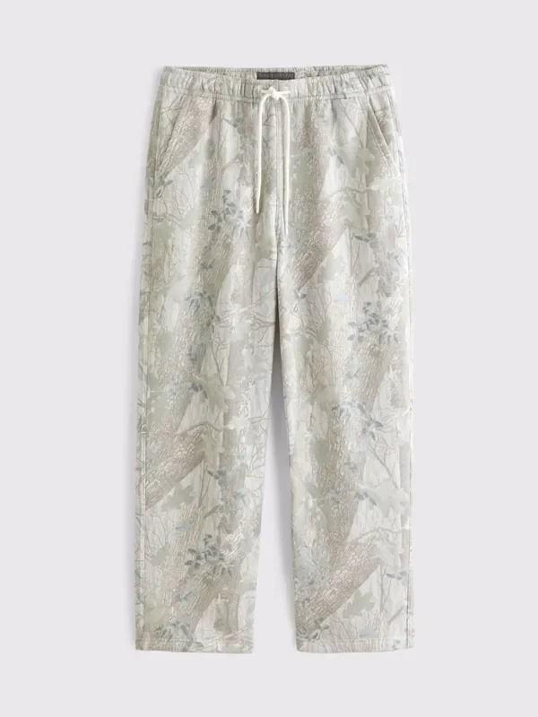 Abercrombie & Fitch Green Essential Baggy Trousers