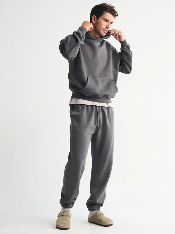 Abercrombie & Fitch Grey Essential Cinched Joggers