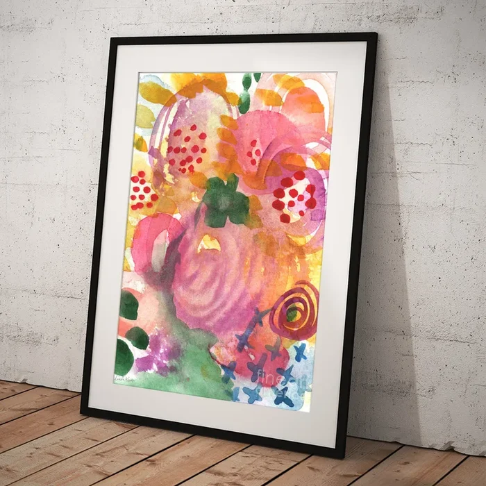 Abstract Garden #44 Art Print