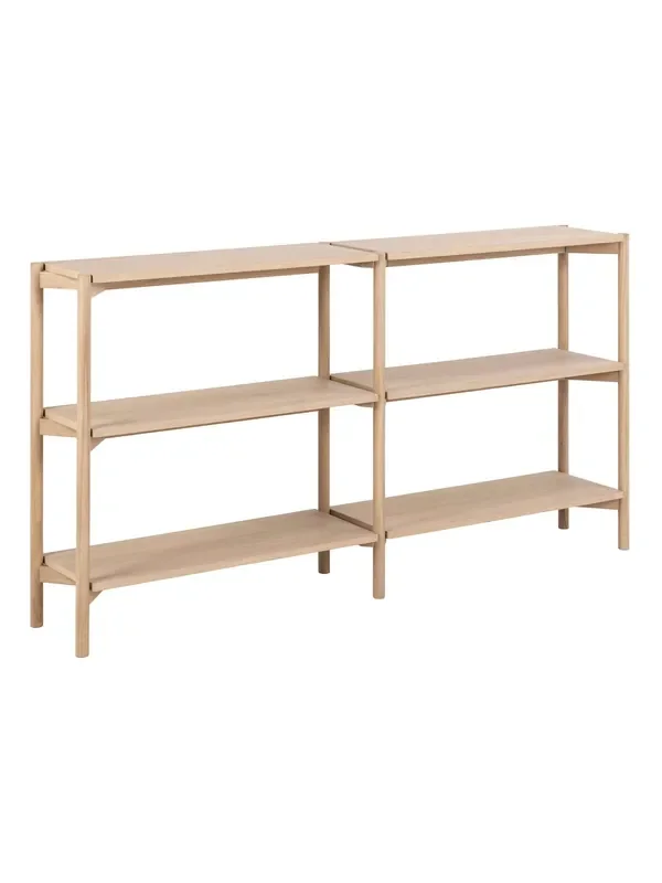 Actona White Braidwood Bookcase with 4 Shelves