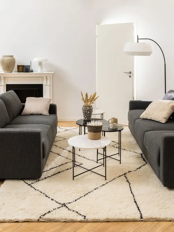 Actona White Small Avila Side Table