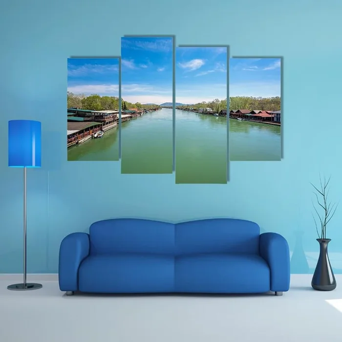 Ada Bojana River Canvas Wall Art