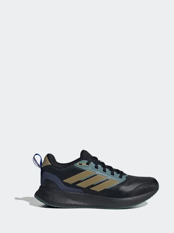 adidas Black Runfalcon 5 Lace Running Junior Trainers