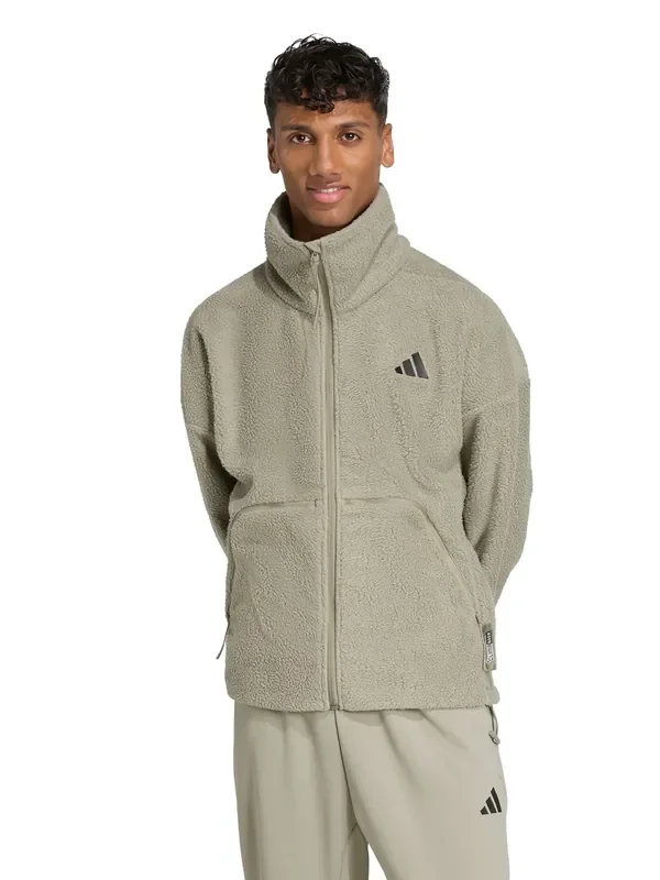 adidas Green City Tech High Pile Fleece Full-Zip Jacket