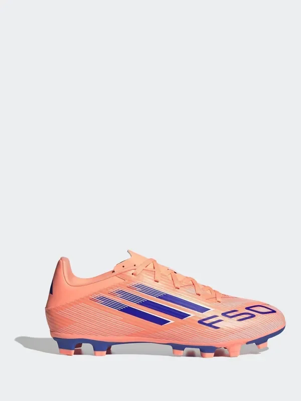 adidas Orange Adult F50 Club Firm/Multi Ground Boots