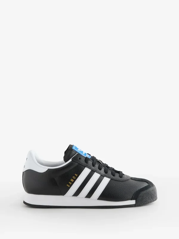 adidas Originals Black/White Samoa Trainers