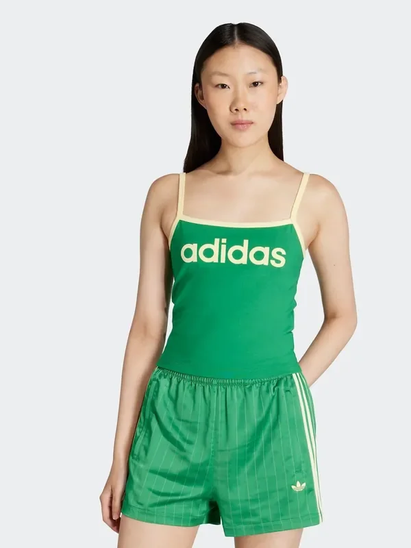 adidas Originals Green Soccer Summer Binding Vest Top