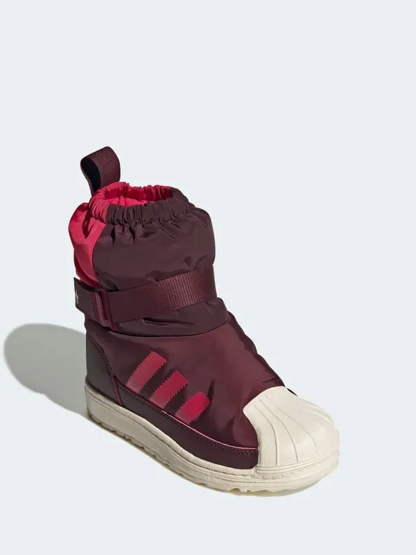 adidas Originals Red Superstar 360 Winterized Kids Boot