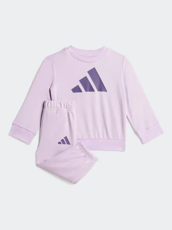 adidas Purple Essentials Sweatshirt and Joggers Set Infant Kids